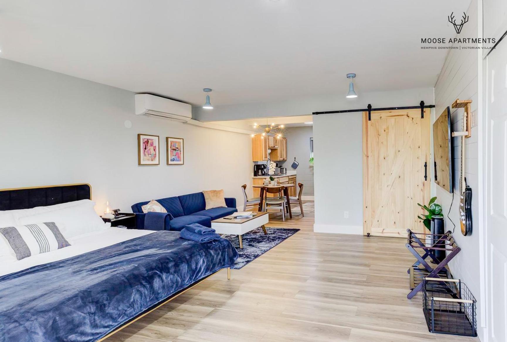 The Moose #9 - Brand New Luxe Modern Loft With Free Parking, King Bed & Fast Wifi Daire Memphis Dış mekan fotoğraf