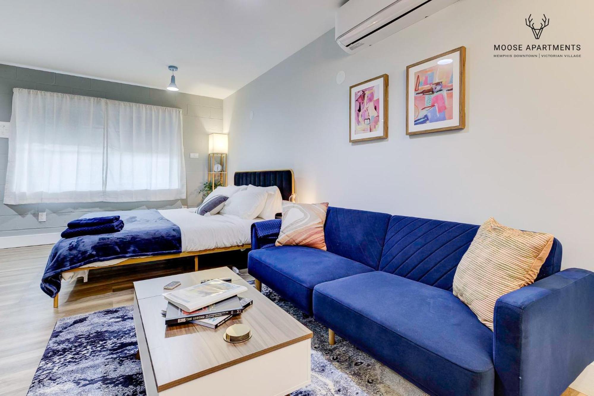 The Moose #9 - Brand New Luxe Modern Loft With Free Parking, King Bed & Fast Wifi Daire Memphis Dış mekan fotoğraf
