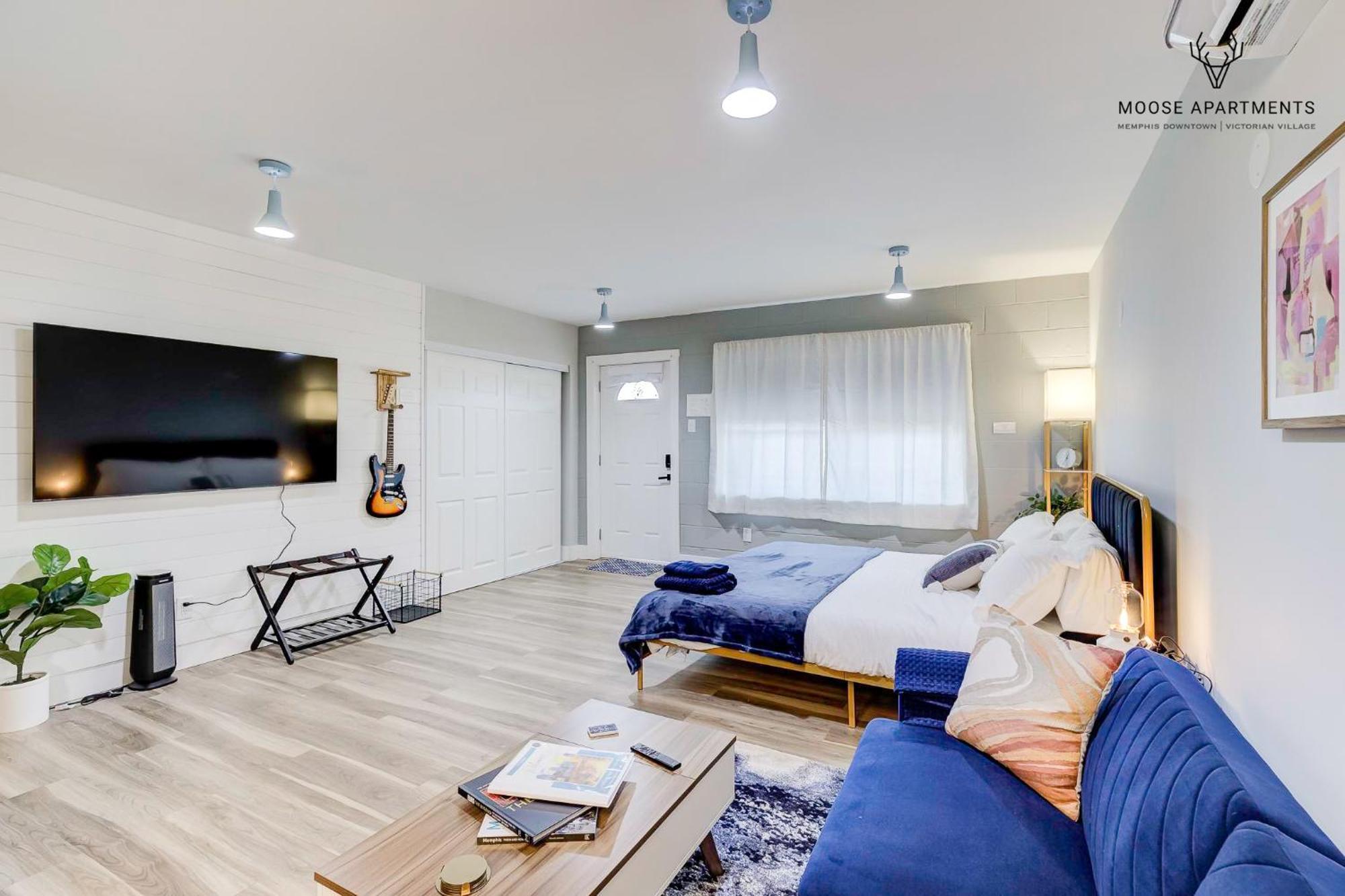 The Moose #9 - Brand New Luxe Modern Loft With Free Parking, King Bed & Fast Wifi Daire Memphis Dış mekan fotoğraf