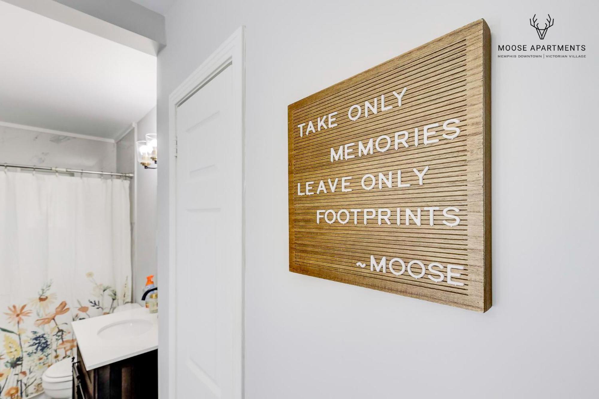 The Moose #9 - Brand New Luxe Modern Loft With Free Parking, King Bed & Fast Wifi Daire Memphis Dış mekan fotoğraf